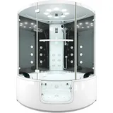 AcquaVapore Dampfdusche Whirlpool Dusche Duschkabine K60-SW-EH 140x140cm OHNE Zusatzoptionen