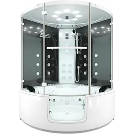 AcquaVapore Dampfdusche Whirlpool Dusche Duschkabine K60-SW-EH 140x140cm OHNE Zusatzoptionen