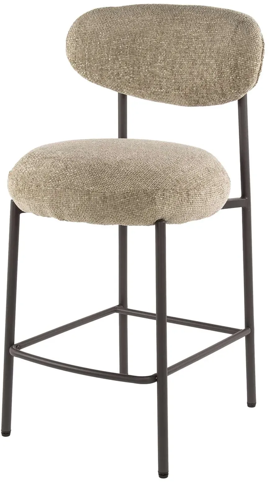Barstuhl Velcira 2er-Set mit Renegade-Stoff, Cargo Sand