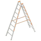 Layher Sprossenstehleiter Topic 1039 2 x 8 Sprossen