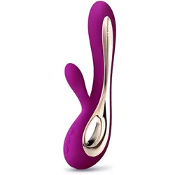 Lelo Soraya 2 Vibrator mit Klitoris-Stimulator Deep Rose 22 cm