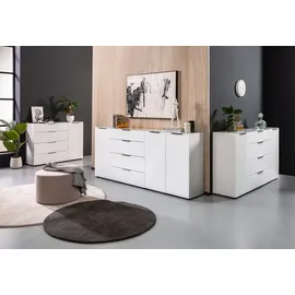 Stella Trading Kommode Santorin Glas Weiß