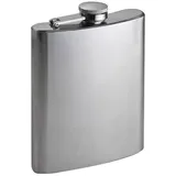 MacMa Flachmann / aus Metall / 237ml Fassunsgsvermögen / mit Sicherheits-Drehverschluß