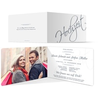 60 x Hochzeitseinladungen Einladungskarten Einladung Karten individuell - Hochzeit Schriftzug