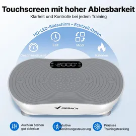Merach Vibrationsplatte Weiß