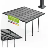 Juskys Terrassendach Borneo 400 x 300 cm anthrazit