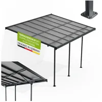 Juskys Terrassendach Borneo 400 x 300 cm anthrazit