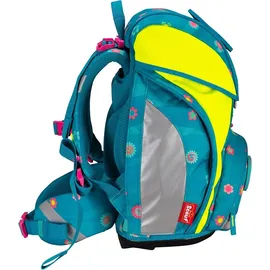 Scout Alpha 4-tlg. Little Flowers petrol pink