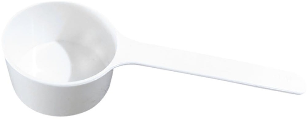 Kunststoff-Messlöffel für Kaffee, Protein, Milchpulver, 8 ml, Küchenlöffel, Werkzeug, weißer Kaffeelöffel