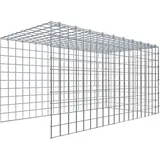 Gabiona C-Ring-Gabione-Anbaukorb Typ 4 50 x 100 x 50 cm Maschenw 5 x 5 cm