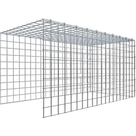 Gabiona C-Ring-Gabione-Anbaukorb Typ 4 50 x 100 x 50 cm Maschenw 5 x 5 cm