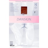 Danskin UltraShimmery 331 Kinder Tanzstrumpfhose 1 Stück | M | White (DA-0051)