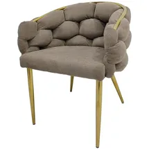 Hti-Living Esszimmerstuhl Alsen Gold / Braun