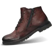 Bugatti Herren-321-A0U3O-3200-3100-Stiefel Kaltfutter,dark red,42