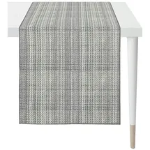 APELT Tischläufer Cona 45 x 140 cm Mischgewebe Grau Dunkelgrau