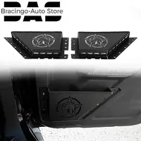 Bracingo Paar Schwarze Türablagefächer Mit Sterndesign, Türseiteneinsatz, Organizerbox Passend Für Ford Bronco 2022 4-türer