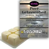 WonderWax Duftwachs Wax Melts für Duftlampe, 6 Würfel Duftmelt Wachsmelt Sojawachs Duftwachswürfel für Raumdüfte, Wachs mit Duftöl Indoor Melts Duftwachs für Aromalampe Pure Gelassenheit