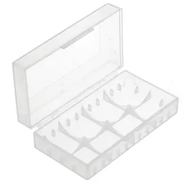 AccuCell Universal 4er Akkuschutzbox für CR123A Akku, CR 16340 oder 2 CR 18650 Akku, Batterien