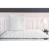 Yatas Bedding Kopfkissen Superwashed Wolle ca. 80x80x15,5 cm Weiß