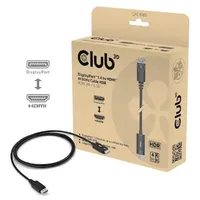 Club 3D Adapterkabel DisplayPort 1.4 zu HDMI 4K60Hz mit