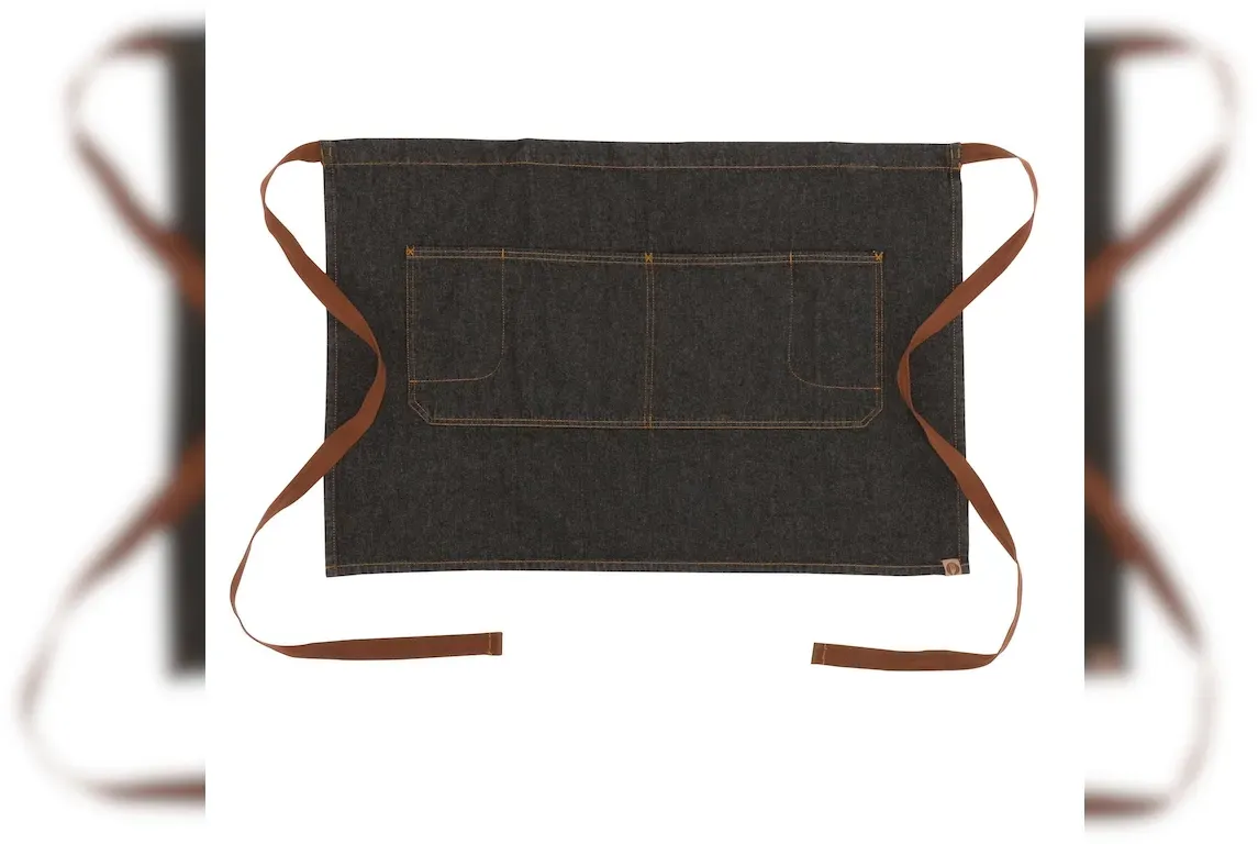 Memphis Half Bistro Kurze Schürze BLK