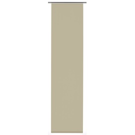 GARDINIA Flächenvorhang Stoff Entry Klettband 60 x 245 cm taupe
