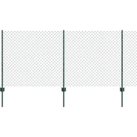 vidaXL Kettenzaun 1 x 25 m Grün/Stahl