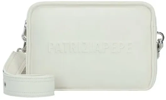 Patrizia Pepe (Im)Perfection Umhängetasche Leder 23 cm  weiss