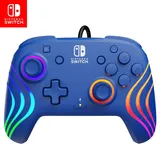 PDP Afterglow Wave Wired Controller blau (Switch) (500-237-BL)
