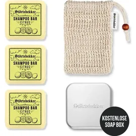 Störtebekker Shaving Accessories Störtebekker Festes Shampoo Citrus 3 x 100 g