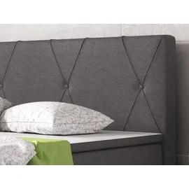 Inter Boxspringbett Boston 180x200 Anthrazit