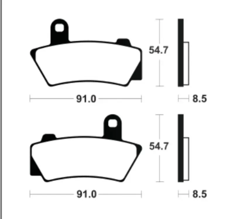 TECNIUM Bremsbeläge aus Sintermetall - MA495