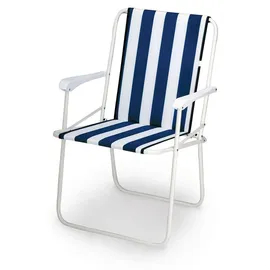BEST Freizeitmöbel Chiemsee Klappsessel 56 x 53 x 78 cm weiß