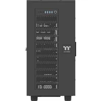 Thermaltake AX700 Black | Super Tower PC-Gehäuse | Workstation Server KI | 10 Erweiterungsslots | Radiator bis 560 mm | Bis zu 18 Lüfter | 18 Laufwerke Plus 2X 5.25 | Staubfilter