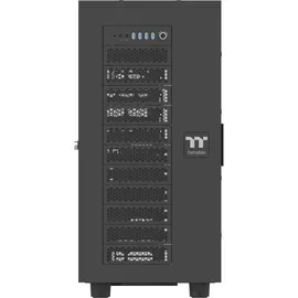 Thermaltake AX700 Black | Super Tower PC-Gehäuse | Workstation Server KI | 10 Erweiterungsslots | Radiator bis 560 mm | Bis zu 18 Lüfter | 18 Laufwerke Plus 2X 5.25 | Staubfilter