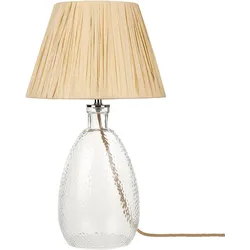 Tischleuchte BLANCO Glas Naturfarben