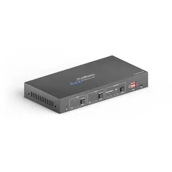 PureTools - 4x2 HDMI Matrix, 4K, HDR Digital und Analog Audio, ARC und RS232