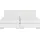 Beliani Boxspringbett 180 x 200 cm Weiß