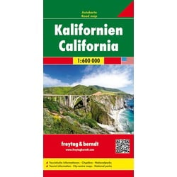 Kalifornien, Autokarte 1:600.000