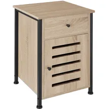 Tectake Nachtschrank Waterford 40 x 42 x 60,5 cm Braun