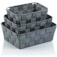 Kela Korbset Alvaro 24 x 8,5 x 9 cm grau