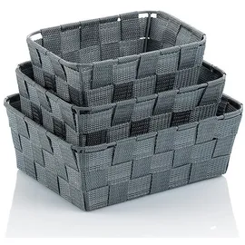 Kela Korbset Alvaro 24 x 8,5 x 9 cm grau
