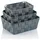 Kela Korbset Alvaro 24 x 8,5 x 9 cm grau