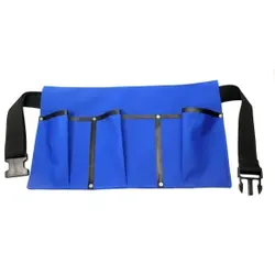 LEWI Schürze, Aus Segeltuch, mit 3 großen Taschen, blau