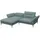 flexlux Ecksofa Salino, Funktionssofa mit Recamiere, Relaxsofa, Ecksofa, Sofa mit Arm- und Kopfteil-Verstellungen, Kaltschaum & Stahl-Wellen blau