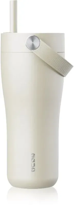 Equa Carry Cup Becher aus Edelstahl Thermo Sand 600 ml
