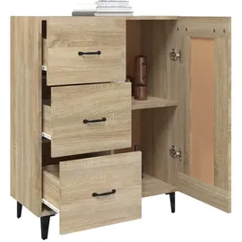 vidaXL Sideboard Sonoma-Eiche 69,5x34x90 cm Holzwerkstoff