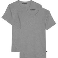 Marc O'Polo Iconic Rib Unterhemd, 2er-Pack, für Herren, GREY, XL