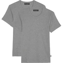 Marc O'Polo Iconic Rib Unterhemd, 2er-Pack, für Herren, GREY, XL