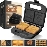 Zeegma ROTEE CHEF EASY Multifunktions-Toaster 750 W 5-in-1, für